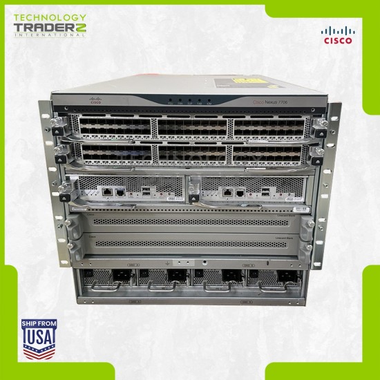N77-C7706 V01 Cisco Nexus 7700 6-Slot Network Switch W/ 4x N77-AC-3KW V01