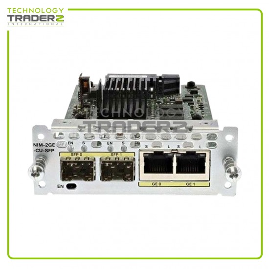 ** NIM-2GE-CU-SFP Cisco 2-Port GE/SFP Dual-Mode Gigabit Ethernet Module**