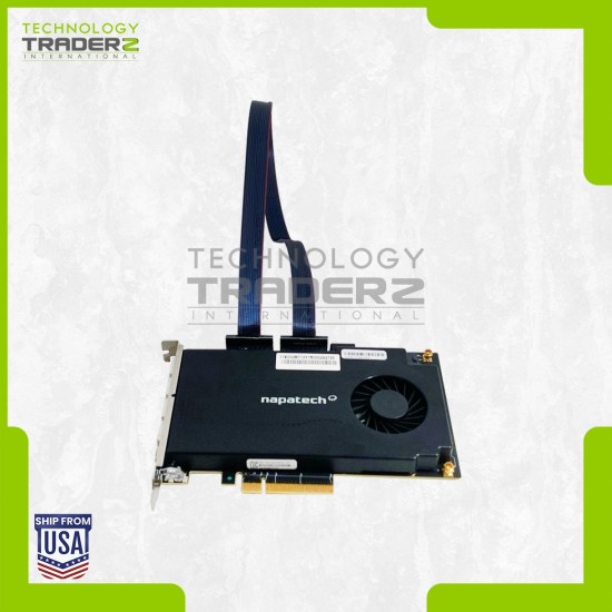 NT40E3-4-PTP Napatech SmartNIC 4x SFP+ 10Gbps Packet Analyzer Card W/ 1x Cable
