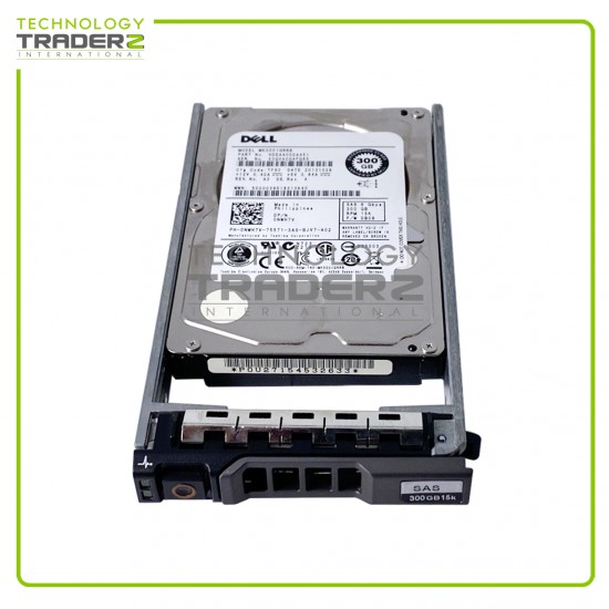 NWH7V Dell 300GB 15K SAS 6Gbps 32MB 2.5” HDD 0NWH7V MK3001GRRB HDEAA00DAA51
