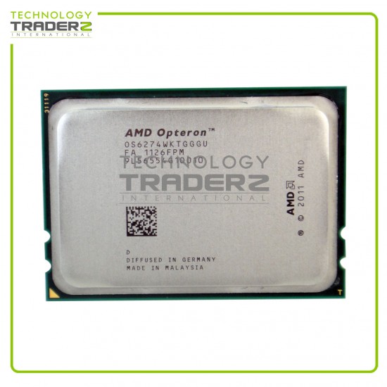 OS6274WKTGGGU AMD Opteron 6274 16 Core 2.2GHz 16MB 6.4GTs Processor