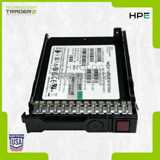 P04570-B21 HPE 3.84TB SATA 6G RI SC 2.5” SSD P02760-005 P04573-008 W/ Blank Tray