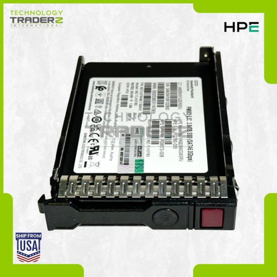 P04570-B21 HPE 3.84TB SATA 6G RI SC 2.5” SSD P02760-005 P04573-008 W/ Blank Tray
