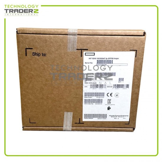 P08443-B21 HPE 25Gbps 2-Port SFP28 PCIe Ethernet Card P14483-001 **Retail**