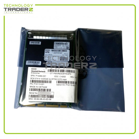P10115-B21 HPE BCM57414 2-Port 10-25Gbps SFP28 OCP3 Ethernet Adapter **NEW**