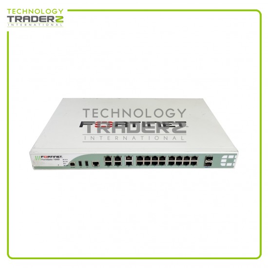 P11510-03-04 Fortinet 100D FG-100D 16-Port Firewall Security Appliance W-O Ear