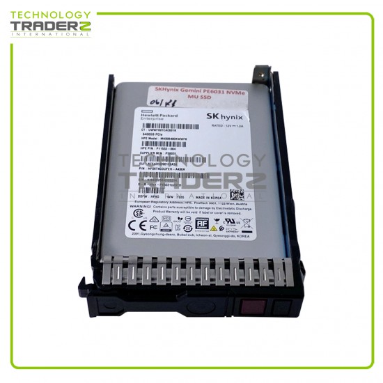 P13674-B21 HPE 6.4TB PCI E x4 NVMe MU SC 2.5" SSD P11533-004 MK006400KWWFK