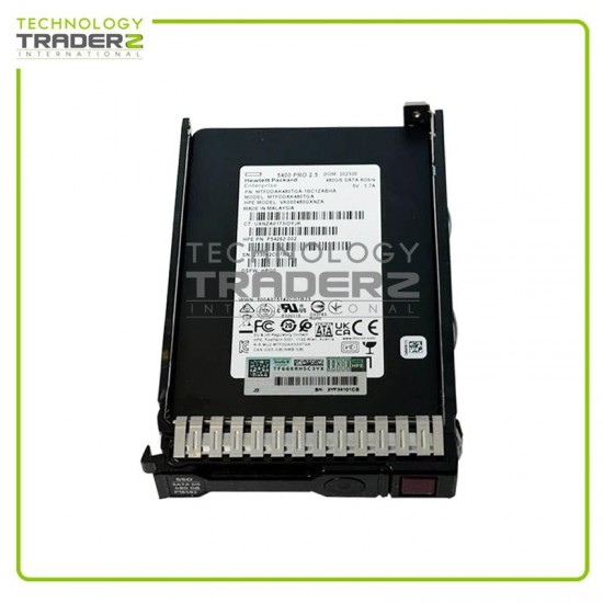 P18422-B21 HPE 480GB SATA 6Gbps RI 2.5” SSD P54262-002 P18482-001 MTFDDAK480TGA