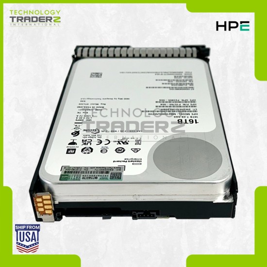 P23863-B21 HPE 16TB 7.2K SAS SC 12Gbps 3.5” HDD P25247-001 P15760-004 P23455-004