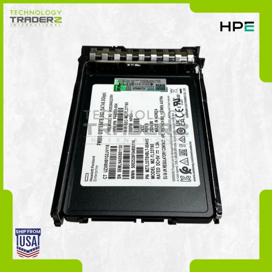 P40500-B21 HPE 3.84TB SATA 6Gbps RI 2.5” SSD P41525-001 P44000-004 VK003840GZXRH