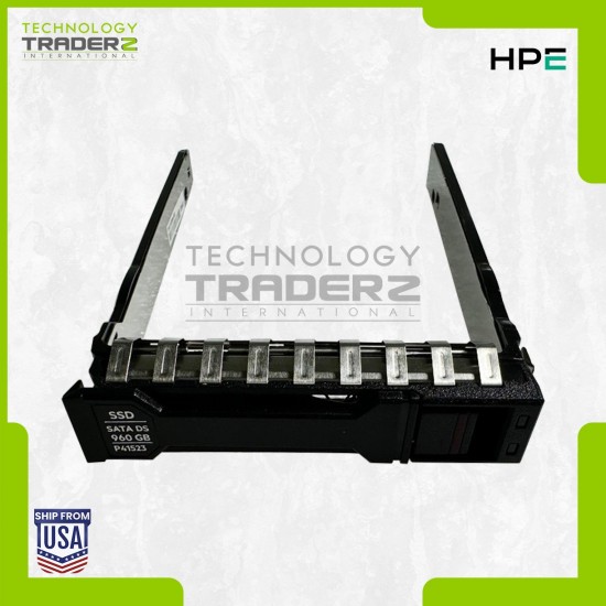 P41523-001 HPE 960GB SATA DS SSD Tray Only **Pulled**