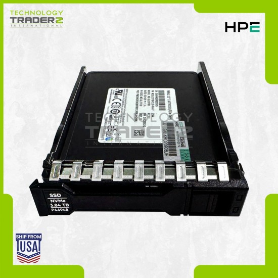 P44893-B21 HPE PM9A3 3.84TB NVMe GEN4 RI SFF U.2 BC SPL SSD P44948-001