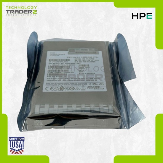 0-Hours P50216-B21 HPE PM1733A 1.92TB NVMe x4 BC 2.5" SSD P50247-001 P50953-001