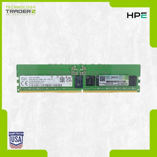P50311-B21 HPE 32GB PC5-38400 DDR5‑4800MHz EC8 2Rx8 Smart Memory P56152-001
