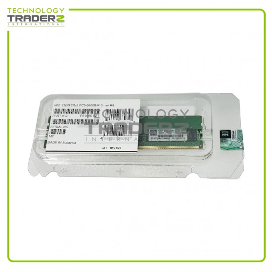 P64985-B21 HPE 32GB PC5-51200 DDR5-6400MHz ECC 2Rx8 Smart Memory **New Sealed**