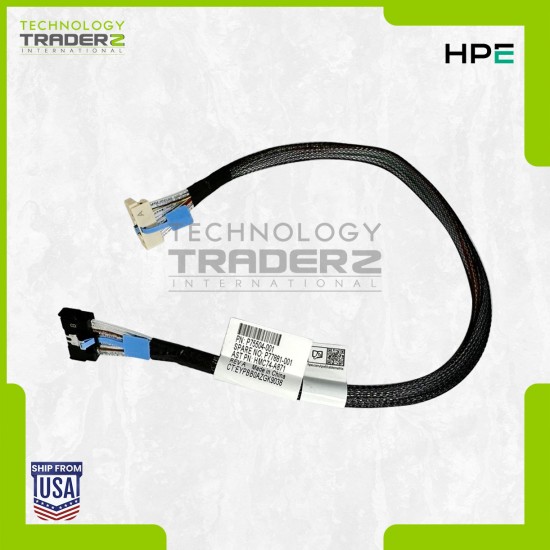 P75504-001 HPE DL345 G12 Rear 2 SFF Stacked Drive Direct Attach Cable P77881-001
