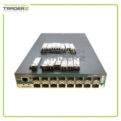 EMC PMN4400 16-Port Network Switch 007-000192-002 W/ 14x Transceivers 869476