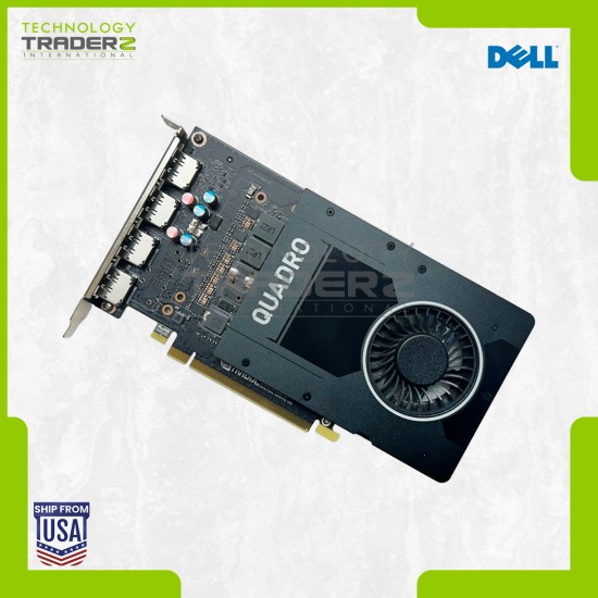 699-5G420-0500-100 Dell Nvidia Quadro P2200 5GB GDDR5X PCIe 4x DP Graphics Card
