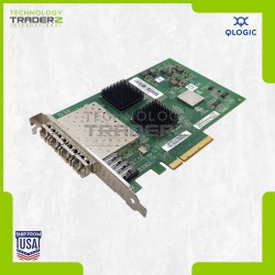 QLE2564 QLogic 4-Ports LC 8Gbps FC PCI E HBA PX4810402-01 W/ 4x FTLF8528P2BCV-QL