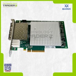 QLE2694-SR Qlogic 4-Port FC 16Gbps PCI E HBA BK3210408-01 W/ 4x Transceiver