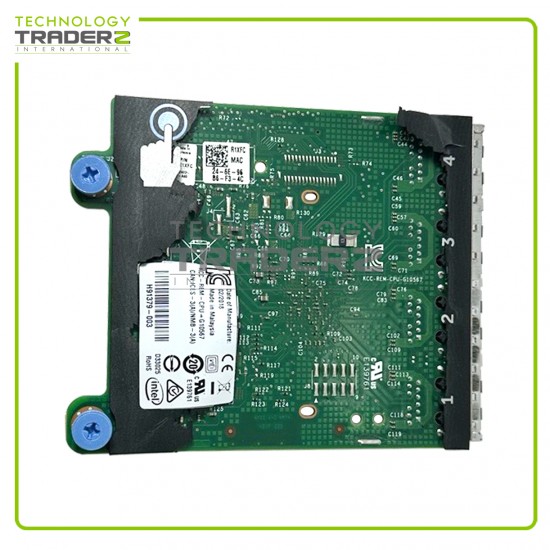 LOT OF 2 R1XFC Dell Intel i350 Quad-Ports 1Gbps Gigabit Ethernet Card 0R1XFC