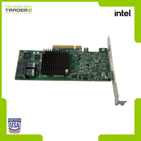 RS3UC080J Intel 8-Port SAS/SATA 12Gbps RAID Controller 500605B W/ Long Bracket