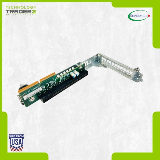 RSC-P-6 SuperMicro PCI-E 4.0 x16 slot 1U TwinPro Riser Card E171522 W/ Bracket