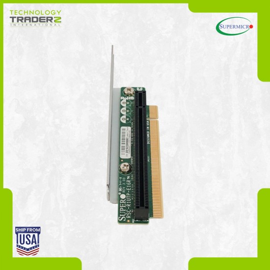 LOT OF 2 RSC-R1UTP-E16R SuperMicro Passive 1U PCI-E x16 Rev 3 Riser Card
