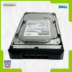 RXJWX Dell Toshiba 500GB 7.2K SATA 6Gbps 3.5" Hard Drive 0RXJWX W/ Blank Tray