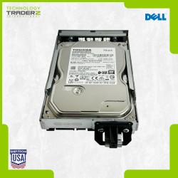 RXJWX Dell Toshiba 500GB 7.2K SATA 6Gbps 3.5" Hard Drive 0RXJWX W/ Blank Tray