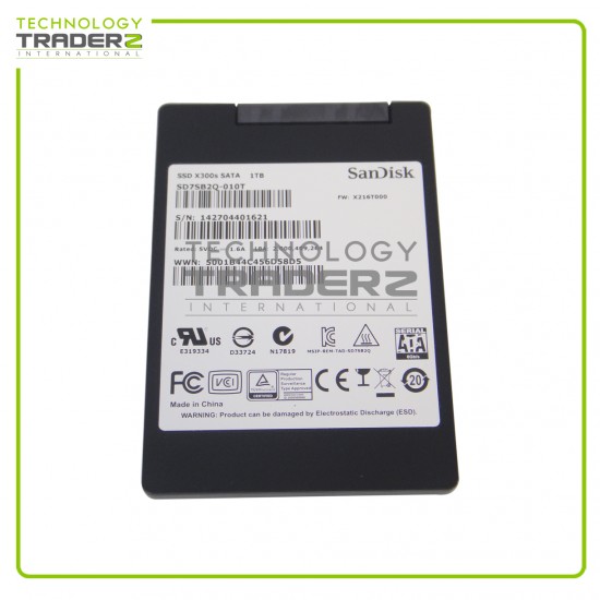 SD7SB2Q-010T Sandisk X300s 1TB SATA 6G 2.5" Internal SS Drive SD7UB2Q-010T-1122