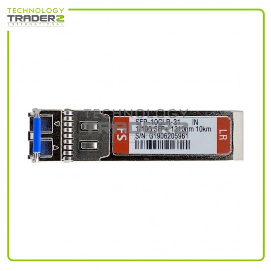 LOT OF 4 SFP-10GLR-31 FS 10GBASE-LR SFP+ 1310nm 10km SMF Optical Transceiver
