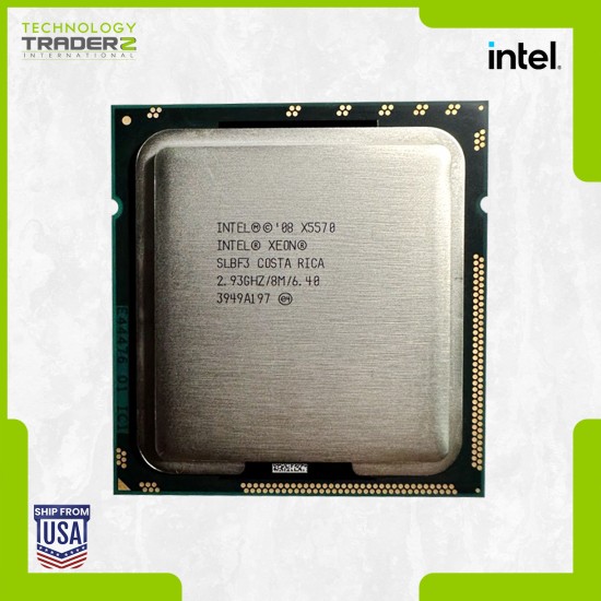 LOT OF 5 SLBF3 Intel Xeon X5570 Quad Core 2.93GHz 8MB 95W LGA1366 Processor
