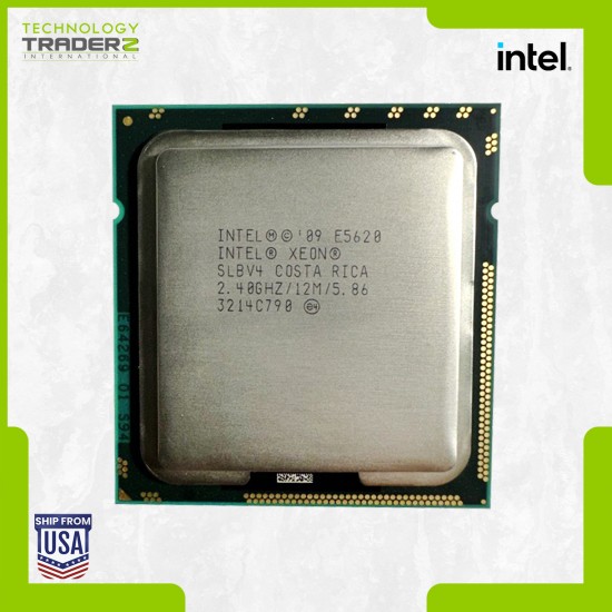 LOT OF 5 SLBV4 Intel Xeon E5620 Quad-Core 2.40GHz 12MB 80W Processor