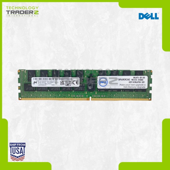 SNP4JMGMC/64G Dell 64GB PC4-21300 DDR4-2666MHz ECC REG Quad Rank Memory Module