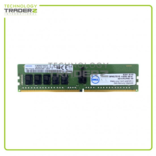 SNPHNDJ7DG/16G Dell 16GB PC4-19200 DDR4-2400MHz ECC 2Rx8 Memory M393A2K43BB1-CRC