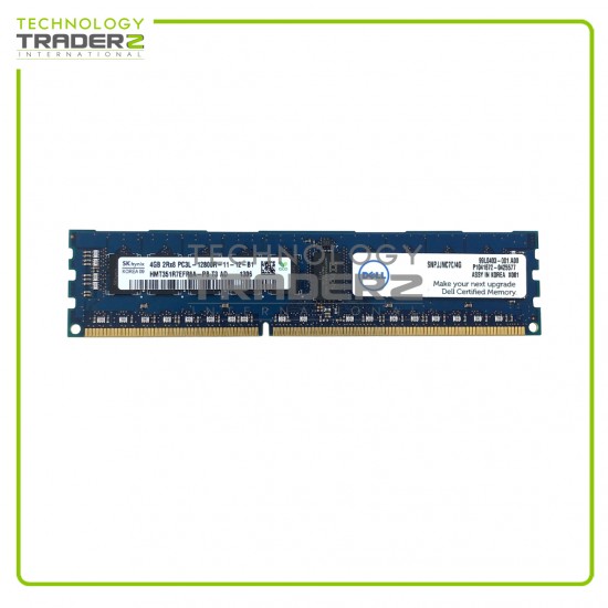 SNPJJNC7C-4G Dell 4GB PC3-12800 DDR3-1600MHz ECC 2Rx8 Memory HMT351R7EFR8A-PB