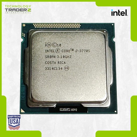 SR0PN Intel Core i7-3770S Quad-Core 3.10GHz LGA1155 8MB 65W Processor **Pulled**