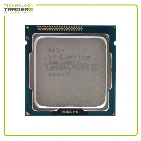 SR0RH Intel Core i3-3240 Dual-Core 3.40GHz 3MB 55W Processor **Pulled**