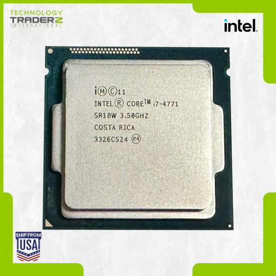 SR1BW Intel Core i7-4771 Quad-Core 3.50GHz 8MB 84W Processor **Pulled**