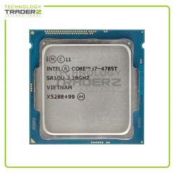 SR1QU Intel Core i7-4785T Quad-Core 2.20GHz 8MB 35W Processor **Pulled**