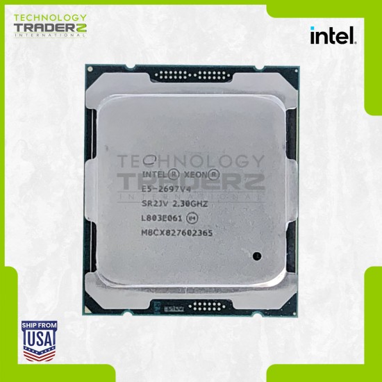 SR2JV Intel Xeon E5-2697 V4 18-Core 2.30GHz 45MB 145W LGA2011 Processor
