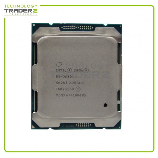 LOT OF 2 SR2N3 Intel Xeon E5-2650V4 12-Core 2.2GHZ 30MB 105W Processor