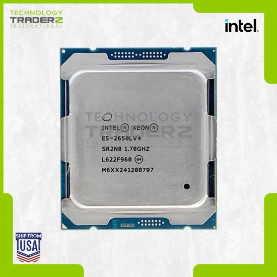 SR2N8 Intel Xeon E5-2650L v4 14-Core 1.70GHz 35MB 65W FCLGA2011-3 Processor