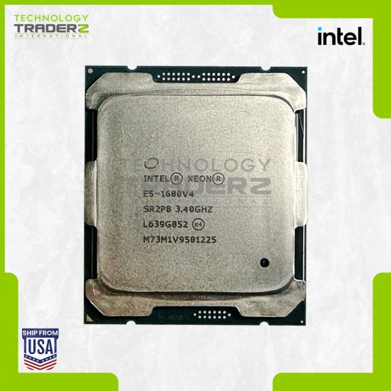 SR2P8 Intel Xeon E5-1680 v4 8-Core 3.40GHz 20MB 140W FCLGA2011 Processor