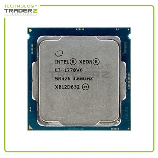 SR326 Intel Xeon E3-1270 v6 Quad-Core 3.80GHz 8MB 72W Processor