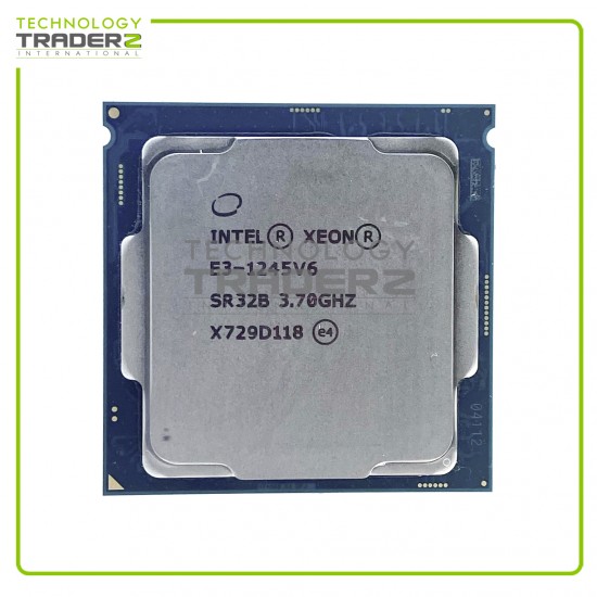 SR32B Intel Xeon E3-1245 v6 Quad-Core 3.70GHz 8MB 73W LGA1151 Processor
