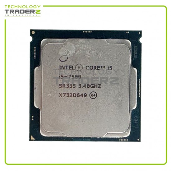 SR335 Intel Core i5-7500 Quad-Core 3.40GHz 6MB 65W Processor **Pulled**