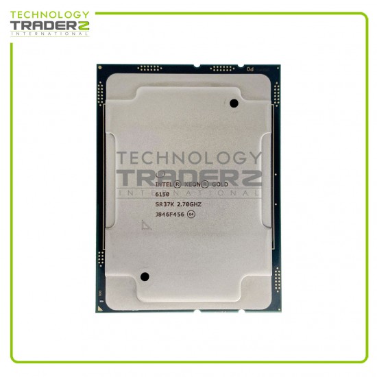 SR37K Intel Xeon Gold 6150 18-Core 2.70GHz 24.75MB 165W LGA3647 Processor