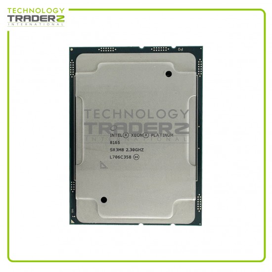 SR3M8 Intel Xeon Platinum 8165 24-Core 2.30GHz 33MB 205W Processor **Pulled**